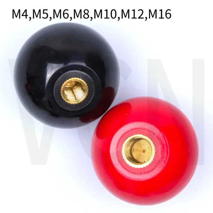 M4-M16%20Black%20Red%20Round%20Ball%20Resin%20Ball%20Knobs%20Bakelite%20Lever%20Knob%20Grip%20Handles%20Of%20Furniture%20Or%20Machine%20Tool%20Replacement%20-%20Image%203