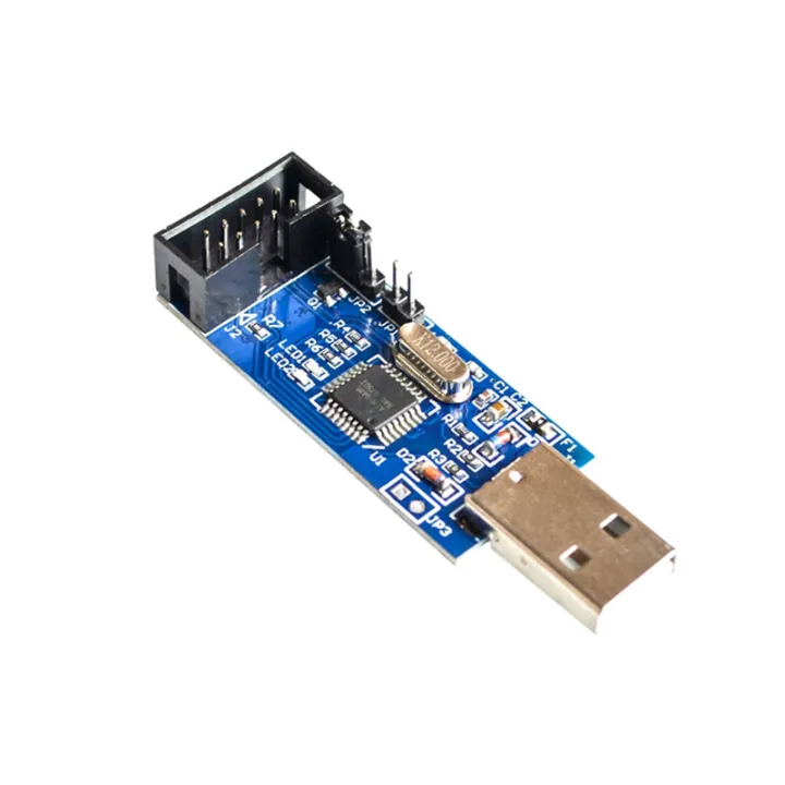 10Pin%20To%206%20Pin%20Adapter%20Board%20+%20USBASP%20USBISP%20AVR%20Programmer%20USB%20ATMEGA8%20ATMEGA128%20ATtiny/CAN/PWM%2010Pin%20Wire%20Module%20DIY%20-%20Image%202
