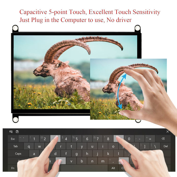 7%20inch%20Touch%20Screen%201024*600%20HDMI%20Display%20TFT%20IPS%20LCD%20Touchscreen%20For%20Raspberry%20Pi%204%20Model%20B%20/%203B+%20/3B%20-%20Image%207