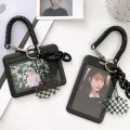 Ins Acrylic Photocard Holder Korea Kpop Idol Card Holder Transparent Photo Sleeves Portable Bus Card Protector Pendant Keychain. 