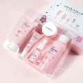 5-piece Gift Box Cherry Blossom Sakura Skin Care Set Collagen Eye Cream Serum Facial Cleanser Toner Facial Cream Beauty Makeup.