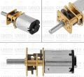 Best Quality 200RPM DC 3v 6v 12v N20 Mini Micro Metal Gear Motor High Torque Gear DC Motor 200 RPM. 