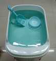 Big size Cat litter box with scoop & free Bowl.