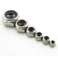 150Pcs 304 Stainless Steel Lock Nut Assortment Kit For Hardware Accessories Nylon Insert Hex Lock Nuts Self Locking Nut M3 M5 M6 M8 M10. 