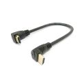 Hdmi 2.0 4k 3d Dual 90 Degree Up Angled Hdmi Male To Down Angled Hdmi Male Hdtv Cable 30cm/60cm/180cm For Dvd Ps3 Pc.