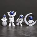 1pc Resin Astronaut Figure Statue Figurine Spaceman Sculpture Educational Toys Desktop Home Decoration Astronaut Model Kids Gift. 