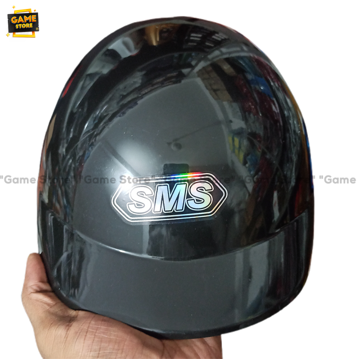 DFL%20/%20STM%20/%20SMS%20Cap%20Style%20New%20Version%20Bike%20Helmet%20Black%20colour%201%20pcs%20Vespa%20or%20Scooty%20Helmet%20for%20man%20&%20Women%20-%20Image%202