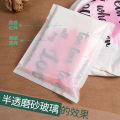 Eco-friendly degradable glassine paper bag self-adhesive translucent plastic-free high-grade clothing packaging bag wax paper bag.