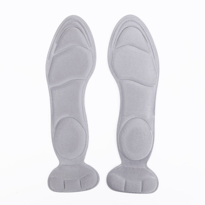 【Sooledead】(NEW)Women Massage Thickened 2 1 Walking Sponge Soft Heel Insoles / Sweat Absorbing Breathable Pad / Relief Sponge Cuttable Shoe Cushion