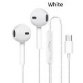gu Type-c In-ear Mobile Wire Control Headset Bass Stereo Music Earphones Sports Earbuds With Microphone.