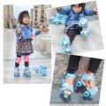 Adjustable Size Children Roller Skates Skating Shoes Double Wheels Skates. 
