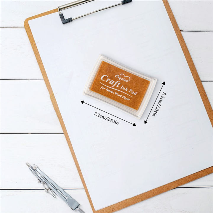 10X%20Rubber%20Stamp%20Ink%20Pad%20Stamp%20Inkpad%20Ink%20Pad%20-%20Gold%20-%20Image%202