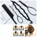 4 pcs Hair Clip Styling Stick Bun Maker Tool Beauty.