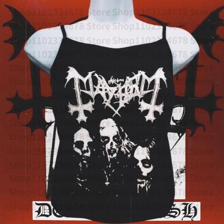 Vintage Punk Print Graphic Vest 2000s Tops Emo Girl Y2k Style Aesthetic Clothes Tank Tops Short Sleeve Crop Top Streetwear Vest
