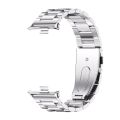 Mijobs Three-Bead Stainless Steel Watch Band For Xiaomi Mi Band 8 Pro.