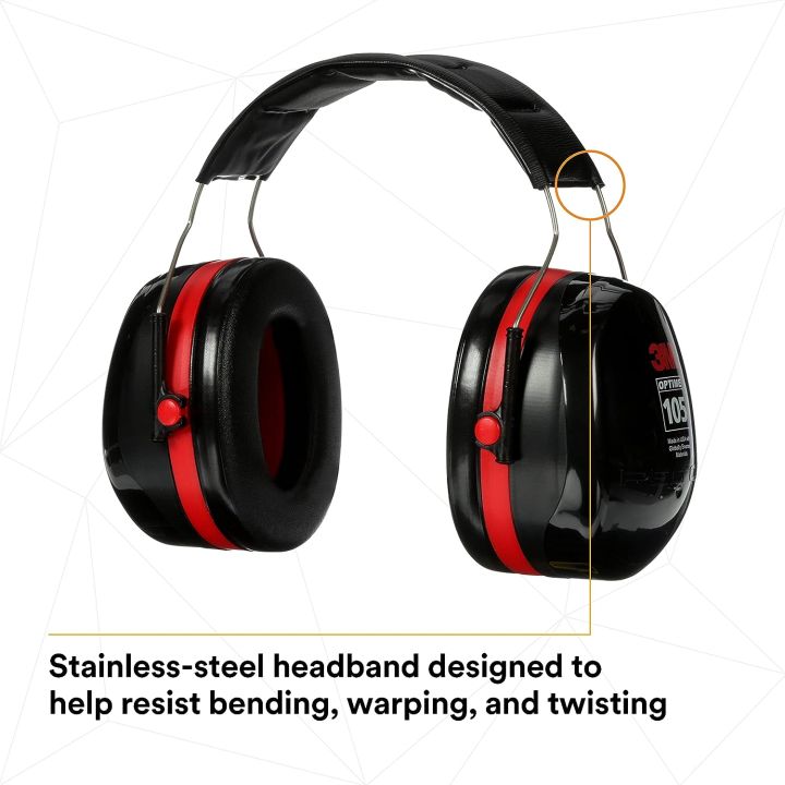 3M%20H10A%20Peltor%20Optime%20105%20Over%20the%20Head%20Earmuff,%20Ear%20Protectors,%20Hearing%20Protection,%20NRR%2030%20dB%20-%20Image%205