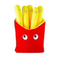 Food Pillows, Cute French Fry Plush Toy Stuffed Removable Plush French Fries Funny, -Simulation Pillow Durable Easy to Use. 