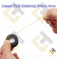 0.1mm Copper PCB Soldering Wire 0.10mm Circuit Board Trace Repair Very Small Thin Copper Wire PCB Link Jumper Copper Soldering Wire Maintenance Jump Line For Mobile Computer Welding Cables Repair Tools 0.1mm Copper PCB Soldering Wire 0.10mm Circuit Board. 