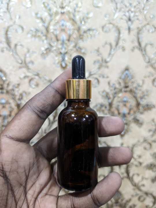 30ml serum glass dropper bottle with transparent cap 1 pcs