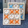 Kids Montessori Wooden Toy Mini Chess Play Game Interaction Puzzle Training Brain Early Learning Educational Toys For Children.