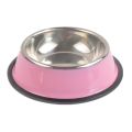 Stainless Steel Small  Bowl High Quality Color Non-slip  Feeding Bowl Pet Feeding Supplies Puppy Food Bowl  - Primary colors - S. 