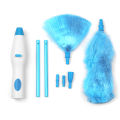 KOGEEK Handheld Batt-ery Operated Electric Spin Duster Feather Duster Retractable Microfiber Cleaning Brush Hand Dust Duster Brush Dust Removal Tool with 2 Brush Head.
