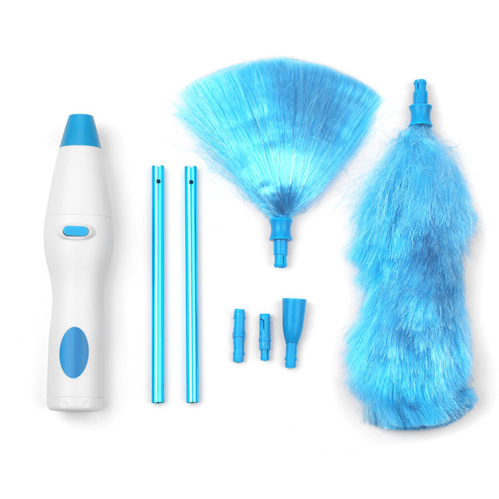 KOGEEK%20Handheld%20Batt-ery%20Operated%20Electric%20Spin%20Duster%20Feather%20Duster%20Retractable%20Microfiber%20Cleaning%20Brush%20Hand%20Dust%20Duster%20Brush%20Dust%20Removal%20Tool%20with%202%20Brush%20Head%20-%20Image%202