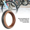 Folding Bike Tire Snow Bike Tire Excellent Grip Rubber for Off Road Riding. 