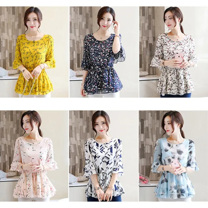 Floral%20Chiffon%20Blouse%20Women%20Summer%20Korean%20Ruffle%20Peplum%20Top%20Ladies%202020%20Elegant%20Plus%20Size%20Office%20Shirt%20Female%20Camisas%20Femininas%20-%20Image%208