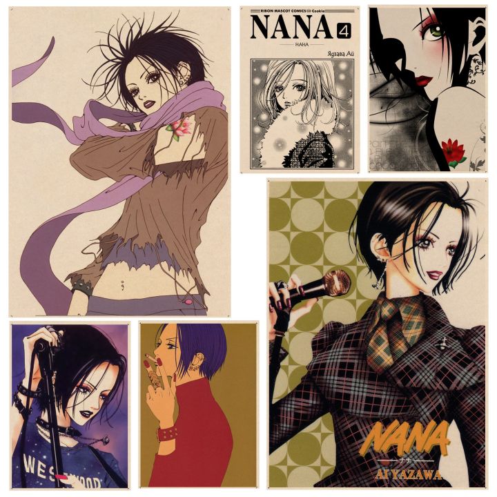 Japanese Classic Anime NANA Art DIY Poster Decoracion Painting Wall Art Kraft Paper Home Decor