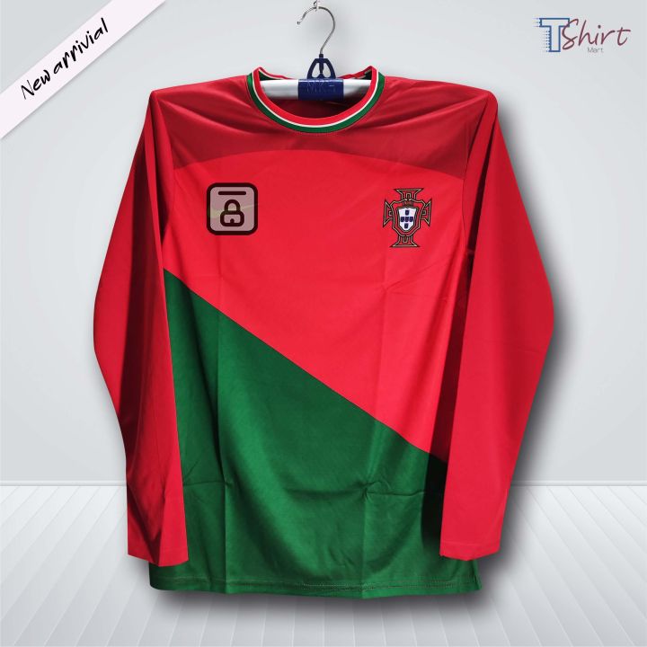 Portugal Full Sleeve Football Jersey For Men - Long Sleeve - Portugal Jersey 2025