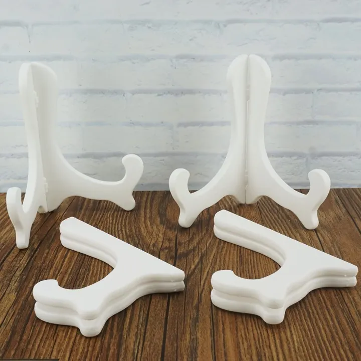 6%20inch%20Plastic%20Easels%20Plate%20Holder%20Stand%20Display%20Stands%20Picture%20Frame%20Stand%20Holder%20%206%20pcs%20-%20Image%202