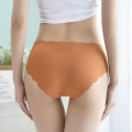 1 Pc New Style Women'S Mid-Waist Ice Silk Panty For Women - Comfortable Regular Use Ice Silk Seamless Panties For Women/ Seamless Underwear For Girls - Panty.