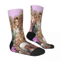 Dolly Parton Sock Socks Men Women Polyester Stockings Customizable Funny. 