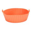 Air Fryer Silicone Pot Mat Cake Molds Silicone Basket Oven Baking Pan for Roasting Air Fryer Liner Accessories A.