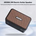 AROMA AG-04 5W Electric Guitar Amplifier - BT/Headphone Connection, 6.35mm Input, Plug and Play. 