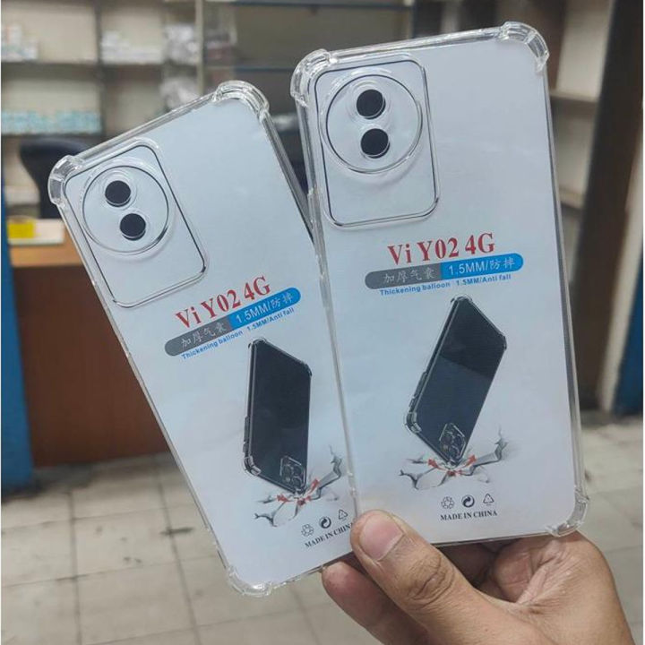 WOW Imagine Back Cover for Vivo Y02 Slim Ultra Soft Back Cover   Vivo Y02A Transparent back cover