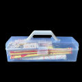 Brush Storage Box Calligraphy Toolbox Utensils Portable Art Storage Box. 