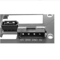 Big 4D Corner Power Supply Five Bay for Hard Drive Backplane NAS Chassis Adapter 6G/Bps Storage Server Backplane.