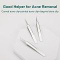 German Ultra-fine No.5 Cell Pimples Blackhead Clip 0.1mm Blackhead Remover Tweezers Black Dots Pore Cleaner Acne Needle Tool Vnce Lncei. 