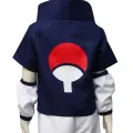 Kids Uchiha Cosplay Sasuke Costume Outfit Children Summer School Uniform Suit Anime Halloween Costume. 
