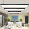 Simple strip LED office chandelier rectangular ceiling light studio meeting room gym classroom supermarket. 