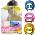 1 pcs Adjustable Baby Shower Cap Newborn Hair Washing Cap Kids Hearing Protection Children Safe Shampoo Shield Bathing Head Cover. 