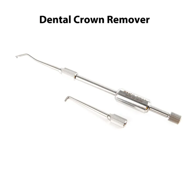 【Bestselling Product】 1Set Stainless Steel Dental Crown Remover 2 Tips ...