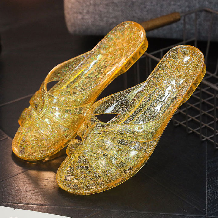 Fashionable%20crystal%20slippers%20for%20women's%20transparent%20sandals,%20women's%20hollow%20soft%20anti-odor%20flat%20heel,%20bath%20bathroom%20anti-slip%20shoes%20-%20Image%207