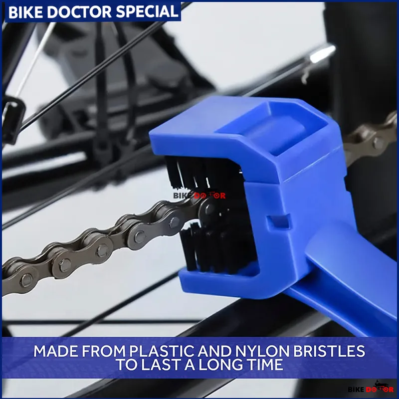 Motorcycle Bicycle Chain Clean Brush Gear Grunge Brush Cleaner-1