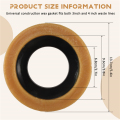Toilet Wax Ring Kit for Outlet Toilets Install Include Closet Bolts. 