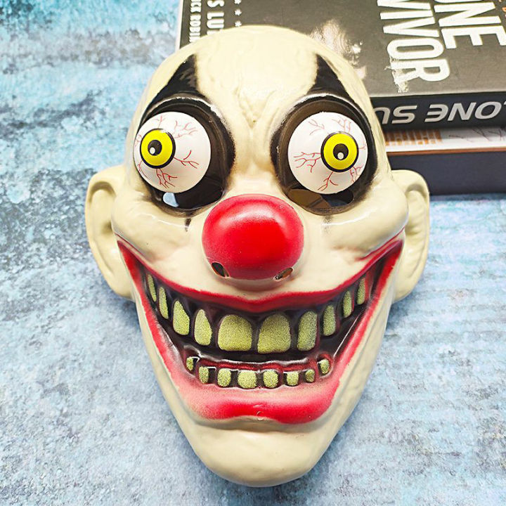 Halloween%20Horror%20Mask%20Spring-eyed%20Clown%20Vampire%20Skull%20Mask%20Script%20Kill%20Scary%20Scary%20Dress%20Up%20Props%20-%20Image%202