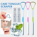 Professional Plastic Random Tounge Cleaner Scraper Care - 1 Pcs.
