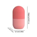 2-IN-1 Silicone Ice Roller Mold Mini Portable Face Cleansing Tool Cold Compress Soothing Massage Ice Box Durable Skin Care Tool.unique.
